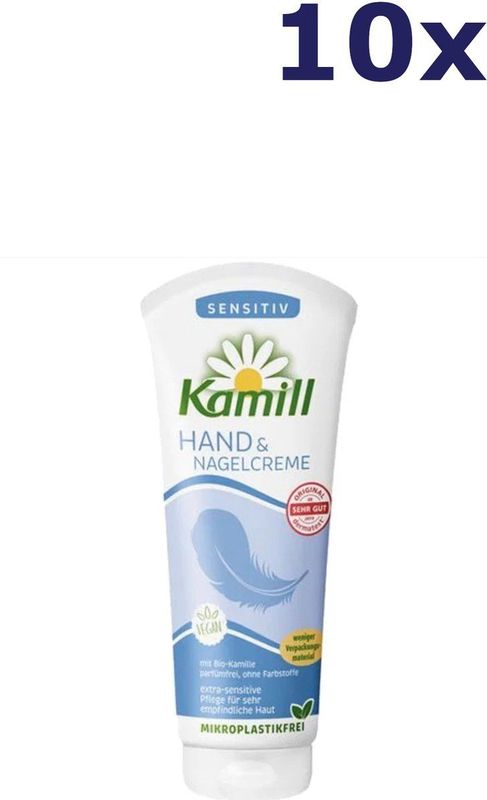 10x Kamill Hand & Nagel Creme 100ml Sensitive