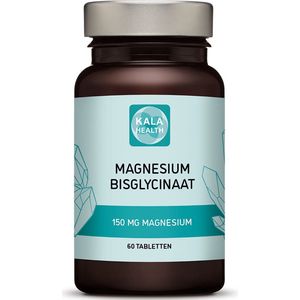 Magnesium Bisglycinaat - 60 Tabletten - Helpt bij vermoeidheid en draagt bij aan vitaliteit en een actieve levensstijl - Kala Health