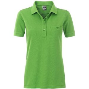 James and Nicholson Dames/dames Werkkleding Zak Polo (Kalk groen)