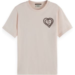 SCOTCH & SODA - Shirt - Crème / Chocoladebruin