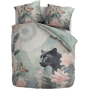 Dekbedovertrek - Zydante - 200x200 cm - Microvezel - Panthers Bloom