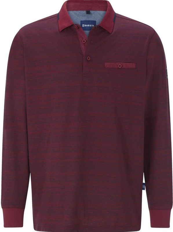 Babista - ALRENTI - Poloshirt - Donkerrood - Lange Mouwen