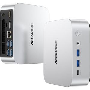 ACEMAGIC W1 Mini PC-AMD Ryzen 7 H255- (8C/16T, tot 4.9Ghz),tot 128GB DDR5 RAM 4TB SDD| WiFi6E| BT5.2| Windows 11 Pro| Type-C| 8K Triple Display