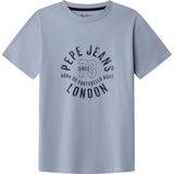 Pepe Jeans - Newman - T-shirt - Blauw - Korte Mouwen - Jongens