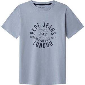 Pepe Jeans - Newman - T-shirt - Blauw - Korte Mouwen - Jongens