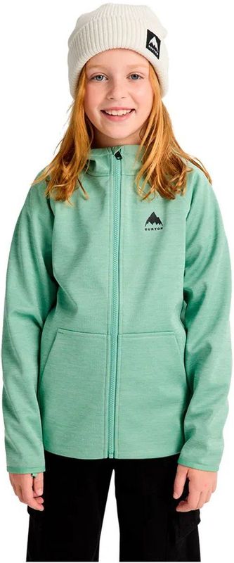 Burton Crown Weatherproof Fleece Met Volledige Rits Groen 12 Years Meisjes