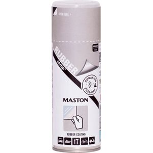Maston Rubbercomp spray - Zijdeglans - Smoke grey - Grijs - rubber coating - 400 ml - spuitbus verf