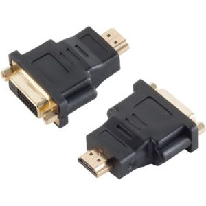 Premium HDMI (m) - DVI-D Dual Link (v) adapter / zwart