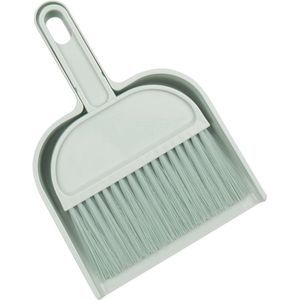 Mini Schoonmaak Bezem Borstel En Stofpan Set - Vegen Set Voor Kantoor Thuis Desktop Teller Toetsenbord Auto