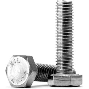 20 stuks M6 x 40 mm zeskantschroeven roestvrij staal