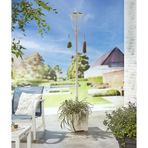 Solar Luxform Westminster lantaarnpaal op zonne-energie met plantenbak 200cm