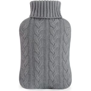 Unyqoos® Grote warmwaterkruik met zachte gebreide hoes voor comfort en verlichting