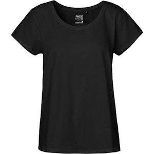 Ladies´ Loose Fit T-Shirt met ronde hals Black - L
