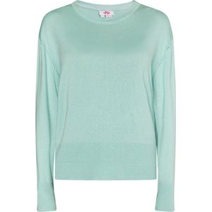 MYMO - Biany - Trui - Mintgroen - Slanke Pasvorm - Lange Mouw