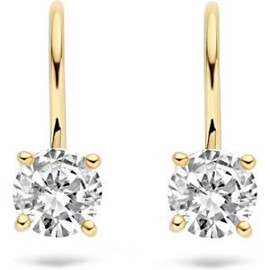 Blush - 7296YZI - Oorbellen - 14 Karaat Goud - Met Zirkonia