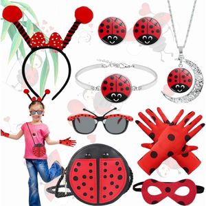 Ladybug Kostuum Accessoires Set - 10-delig - Meisjes