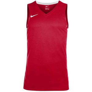 Nike Team Mouwloos T-shirt Rood S / Regular Man