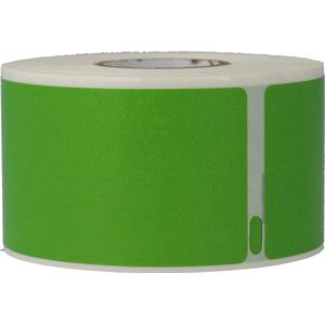Label Tape Geschikt voor Dymo 99010 | 89 x 28 mm | S0722370 - GROEN - 260 Etiketten per Rol - 1 Rol - Geschikt voor: 310 320 330 400 400 Turbo 400 Duo 450 450 Turbo 450 Twin Turbo 450 Duo 4XL Wireless