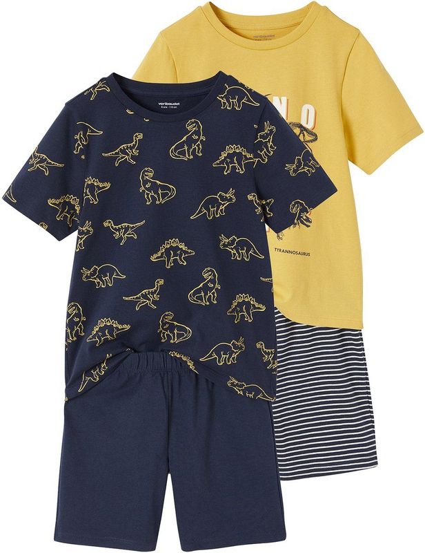 Vertbaudet - Set van 2 Pyjashorts - Dinosaurus - Voor Jongens