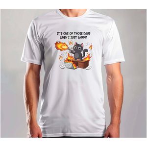 It's one of Those Days When i just Wanna - T Shirt - Funny - SoFunny - Grappig - ZoGrappig - Sarcasm - SarcasticHumor - Sarcasme - Sarcastisch