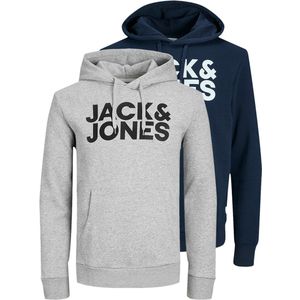 Jack & Jones Heren hoddie 2 pack Corp
