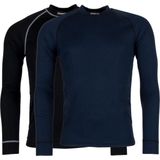Craft Active 2-Pack Tops Heren Thermoshirt - Black/Blaze - XS