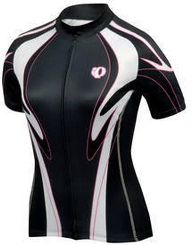 Sportshirt - Zwart met Wit - Dames - Aangesloten Pasvorm