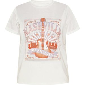 Usha Shirt  smoky blue / donkeroranje / wit