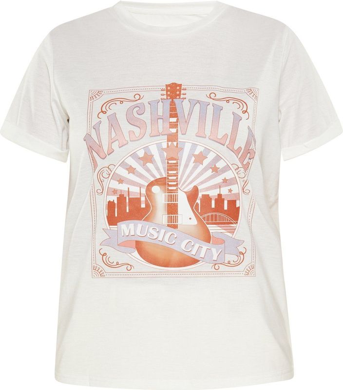 Usha Shirt  smoky blue / donkeroranje / wit