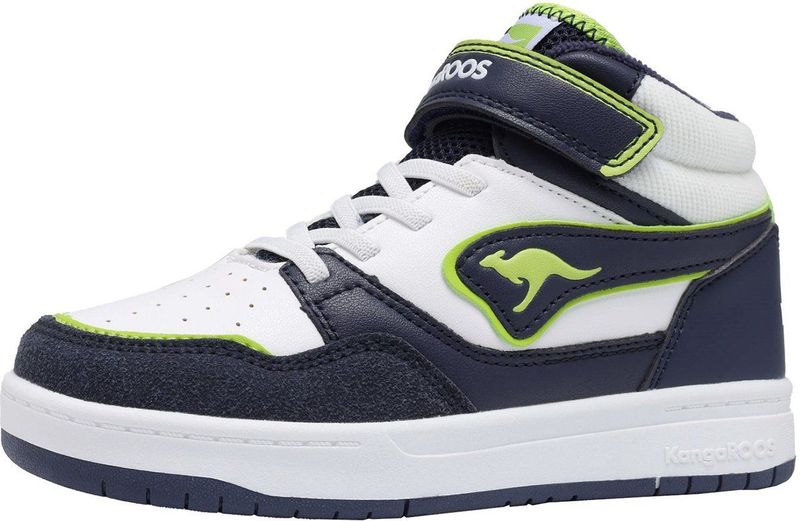 KangaROOS K-CP Dunkin Mid EV high-top unisex kinderschoenen 10267 wit/marine