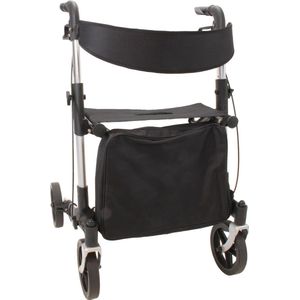 Premis - Provo Design Rollator 1.0 - Lichtgewicht - Zilver - Max gebruikersgewicht 130 kg