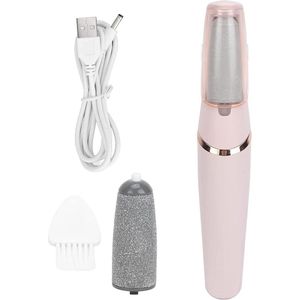 CSGoods - Elektrische voetvijl met USB-oplaadbaarheid en vervangbare rollen voor gebarsten hielen en eeltverwijdering