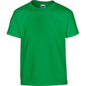 T-shirt Kind 7/8 years (M) Gildan Ronde hals Korte mouw Irish Green 100% Katoen