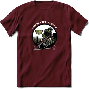 Coordinates T-Shirt | Mountainbike Fiets Kleding | Dames / Heren / Unisex MTB shirt | Grappig Verjaardag Cadeau | Maat S