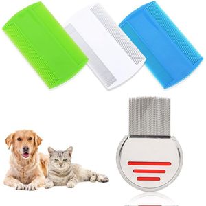 Lice Comb Plastic Double-Sided Metal Teeth Flea Combs - Extra Fine for Removing Dandruff, Hair Stain - 4 Pieces