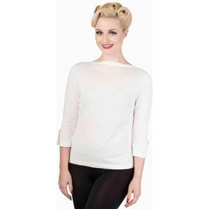 Dancing Days - ADDICTED Longsleeve top - S - Creme