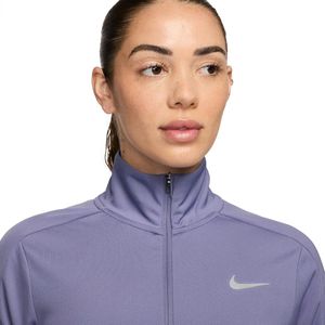 Nike Dames Pully Pacer Dri-FIT Half Zip Paars