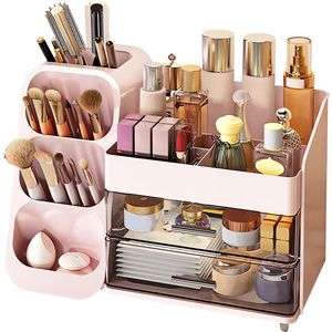 Unyqoos® Uitgebreide Cosmetica- en Make-up Organizer met Laden en Compartimenten voor Perfecte Opbergruimte in Slaapkamer en Badkamer