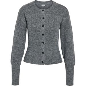 Noisy may - NMNola - Gebreid Vest - Grijs Gemêleerd
