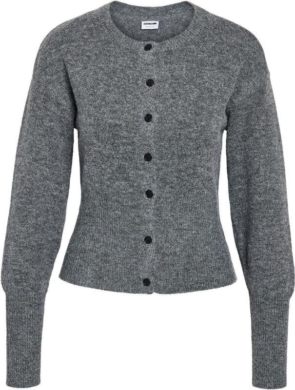 Noisy may - NMNola - Gebreid Vest - Grijs Gemêleerd