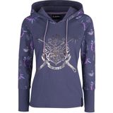 Harry Potter - Hogwarts Crest - Trui met Capuchon - Lila