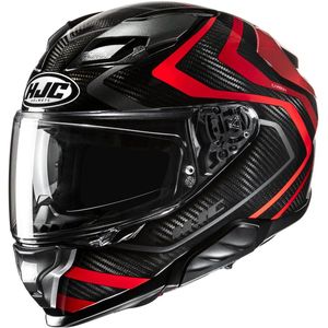 HJC - F71 Carbon Nevio - Integraalhelm - Zwart Rood - Veiligheidshelm