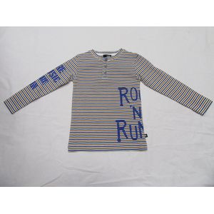 Rumbl  , t shirt lange mouw , jongens , rock , streep, 92/98