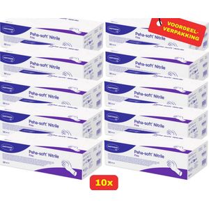 Hartmann medische nitrile handschoenen - Poedervrij - Blauw - Maat L - 10x150 stuks - Voordeelverpakking!