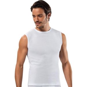 Mouwloos shirt - 5Pack - Wit- Maat 5XL Grote maat