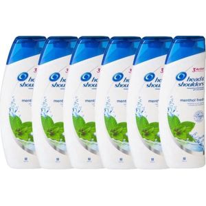 Head & Shoulders - Menthol Fresh - Anti Roos Shampoo - Voordeelverpakking 6 x 200 ml