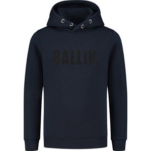 Ballin Amsterdam - Jongens Slim fit Sweaters Hoodie LS - Navy - Maat 8