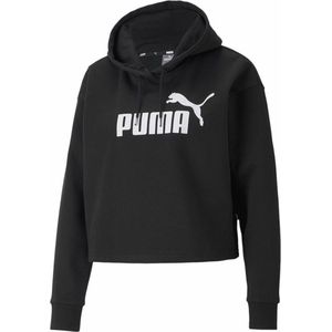 Women’s Hoodie Puma Essentials Cropped Logo Black