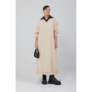 Sweater Maxi Dress Beige