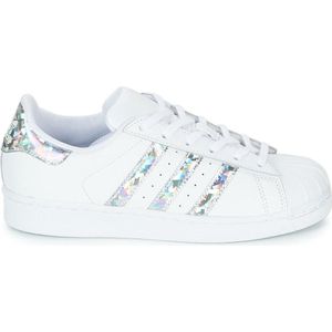 adidas Superstar J Sneakers - Wit/Zilver - Maat 36 2/3